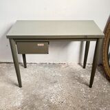 Bureau métal vintage kaki