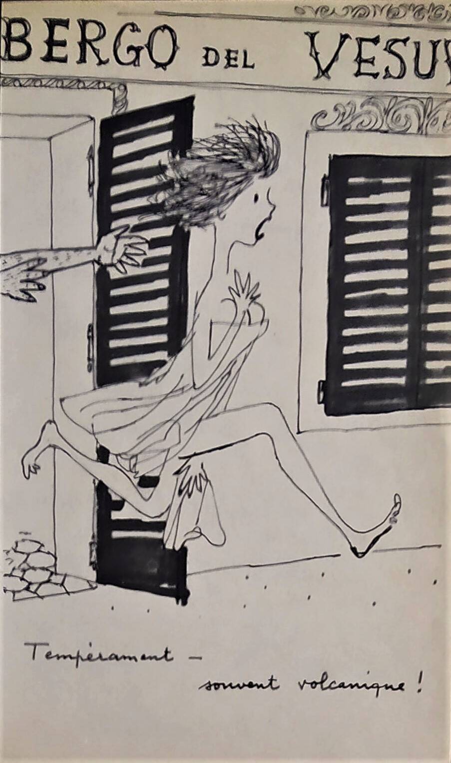 Illustrations Daninos from 1962 "Italy"