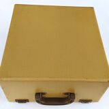 Hermes 2000 portable typewriter with its carrying suitcase