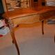 Table style Louis XV en marqueterie