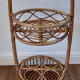 Rattan bar service 70s
