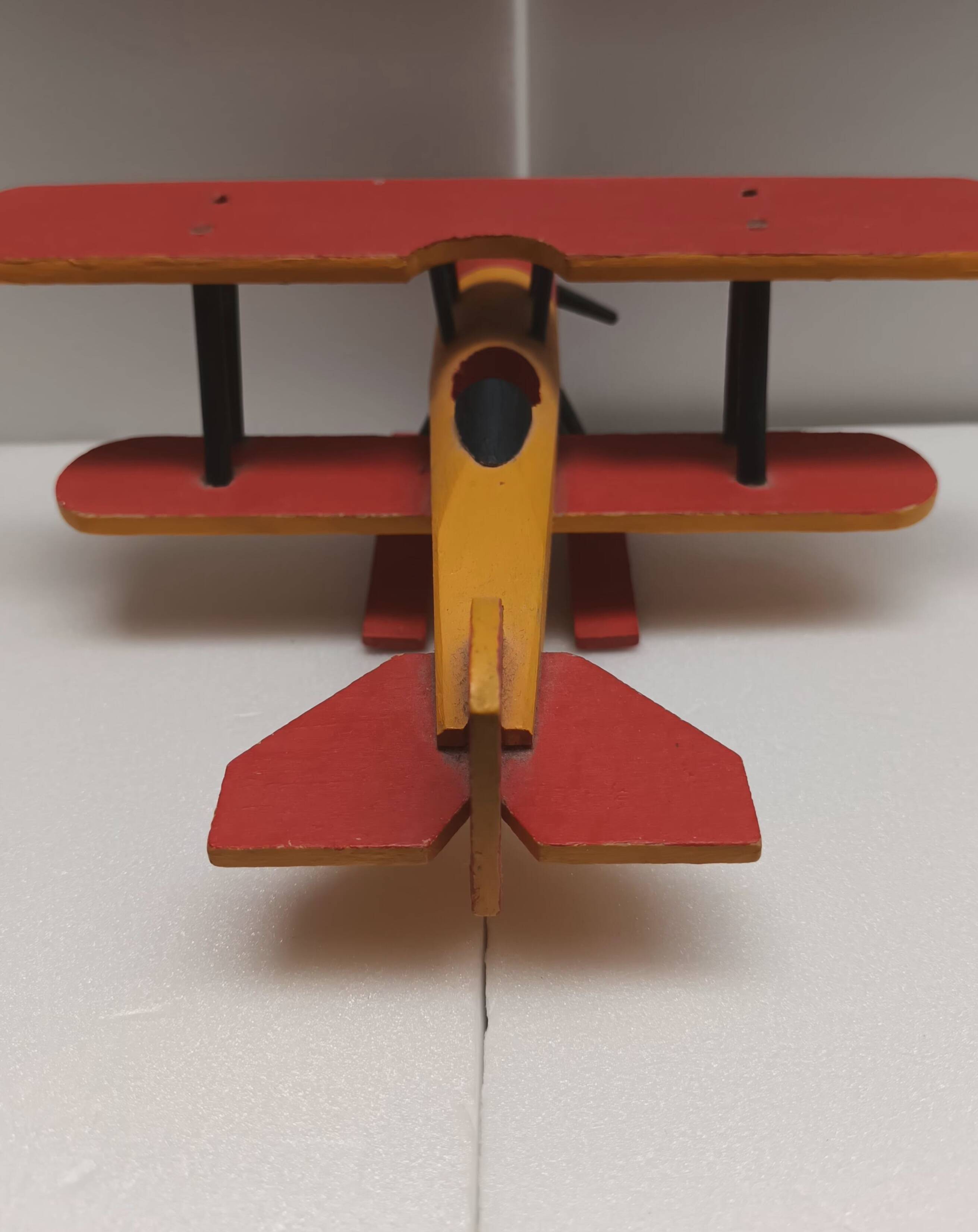 Wooden biplane seaplane