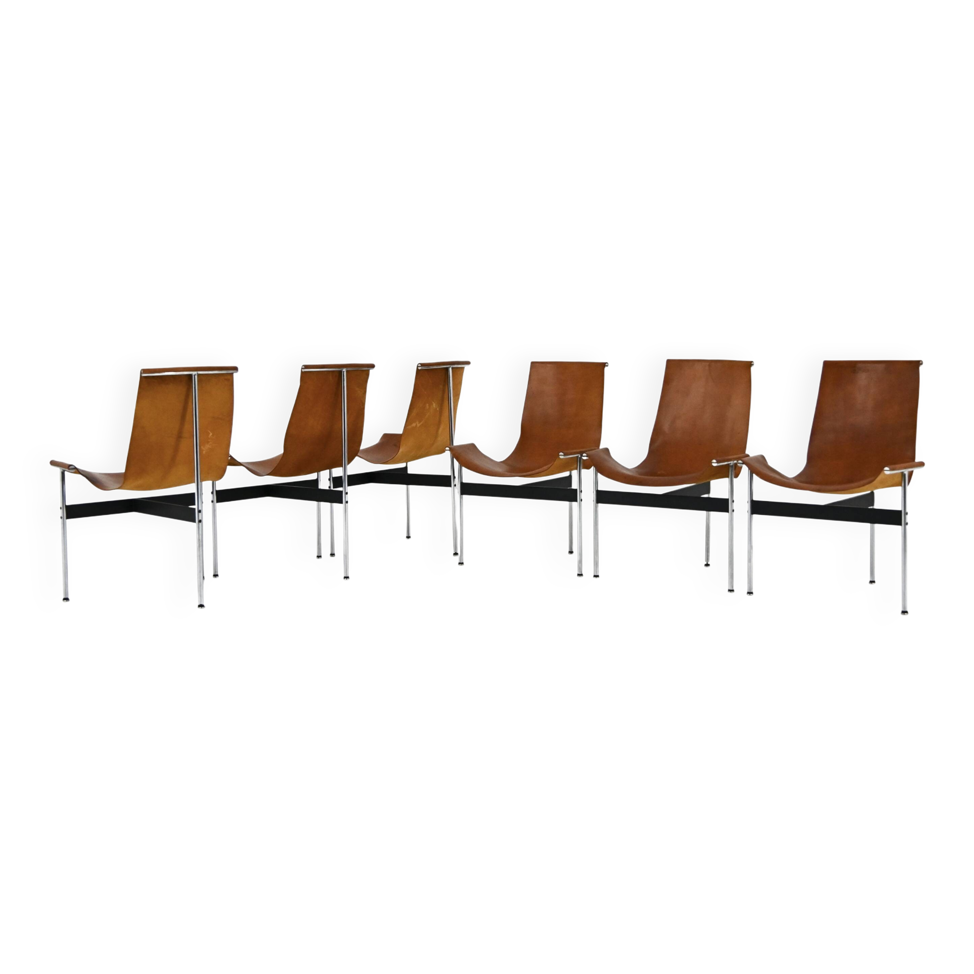 Model 3LC T Chairs by William Katavolos for Laverne International, 1952