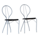 Pair of vintage garden chairs by Tore Ahlsén "Pia", modern Swedish, Gärsnäs, 1990.