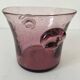 Biot style purple blown glass champagne bucket