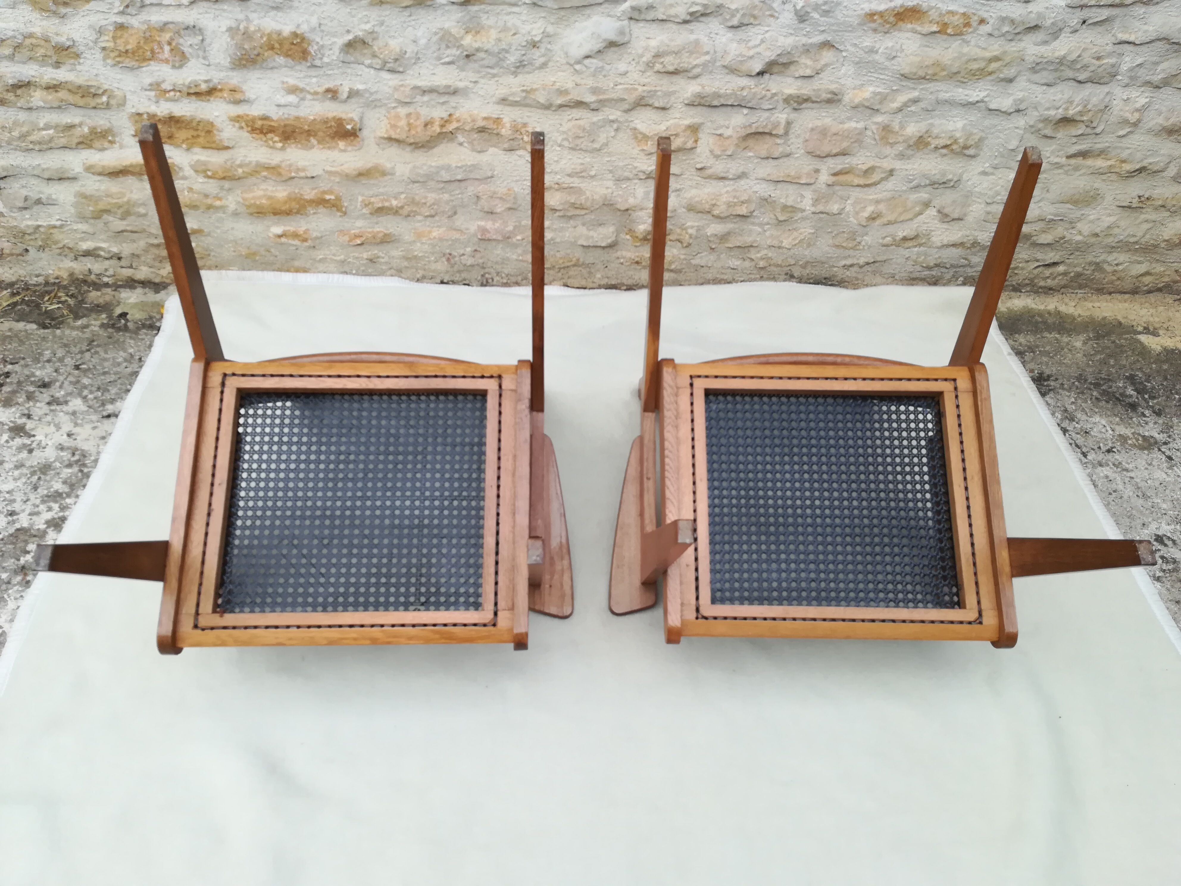 80s canning armchairs