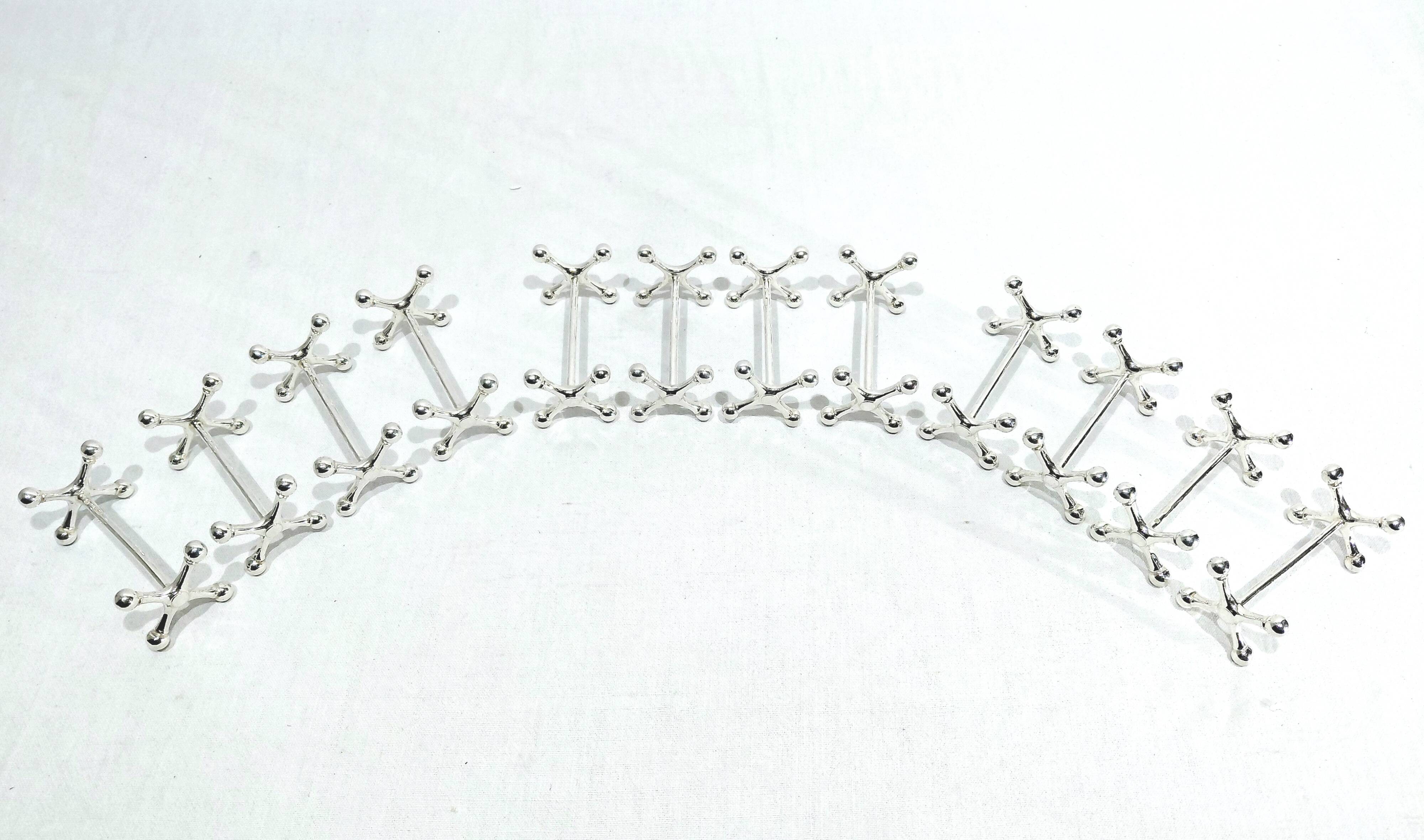 Christofle - set of 12 silver-plated knife rests