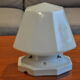 Vintage opaline and porcelain ceiling lamp