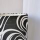 Lampadaire vintage Dumler & Breiden : Abat-jour zébré Pop Art allemand