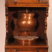 petit vaisselier en bois de mélèze - 17° siècle -Suisse