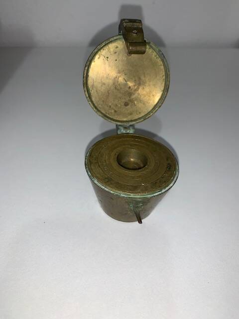 Charlemagne battery in gilded brass