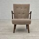 1960s, Danish armchair, furniture wool, beech wood.