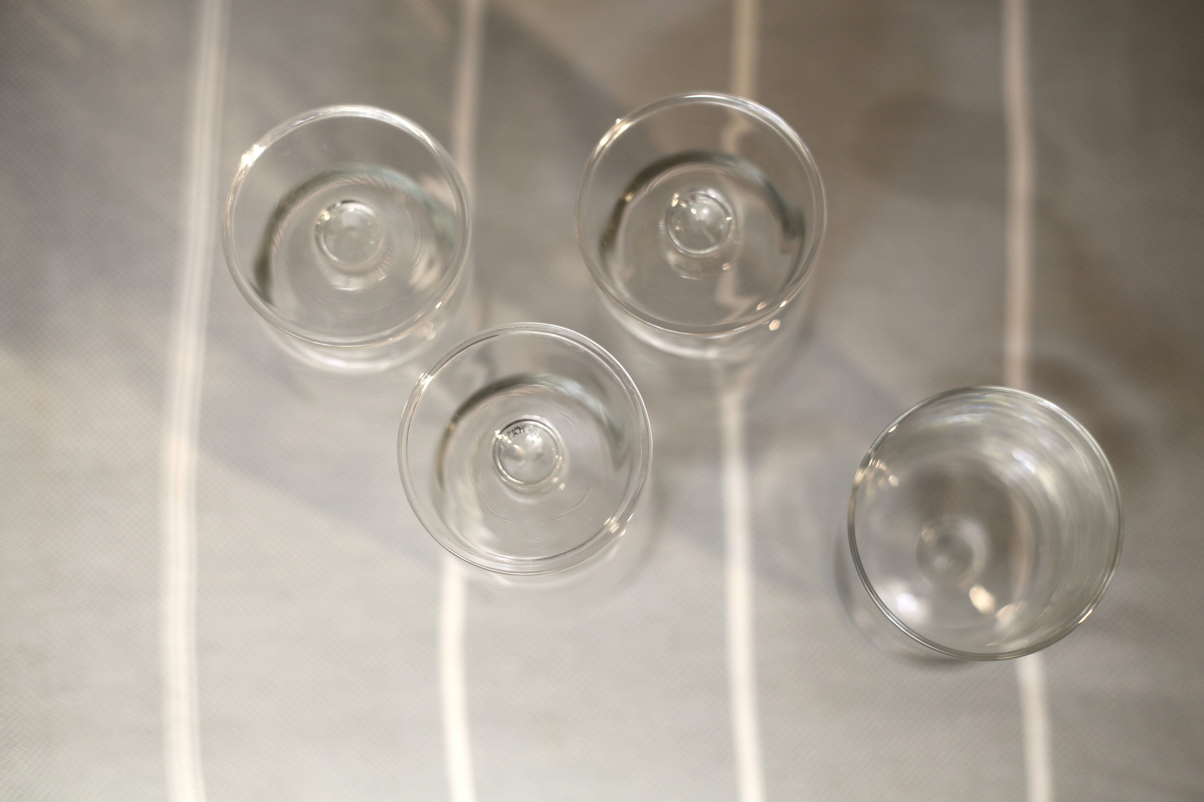 Vintage foot glasses Luminarc cavaliers model