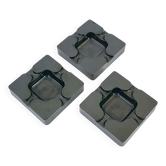 Set of 3 ashtrays in abs 1960