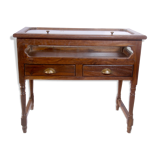 Antique Burmese teak jeweller's console