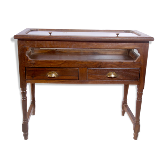 Antique Burmese teak jeweller's console
