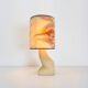 Arts & Crafts Style Brutalist Natural Stone Table Lamp, 1970s