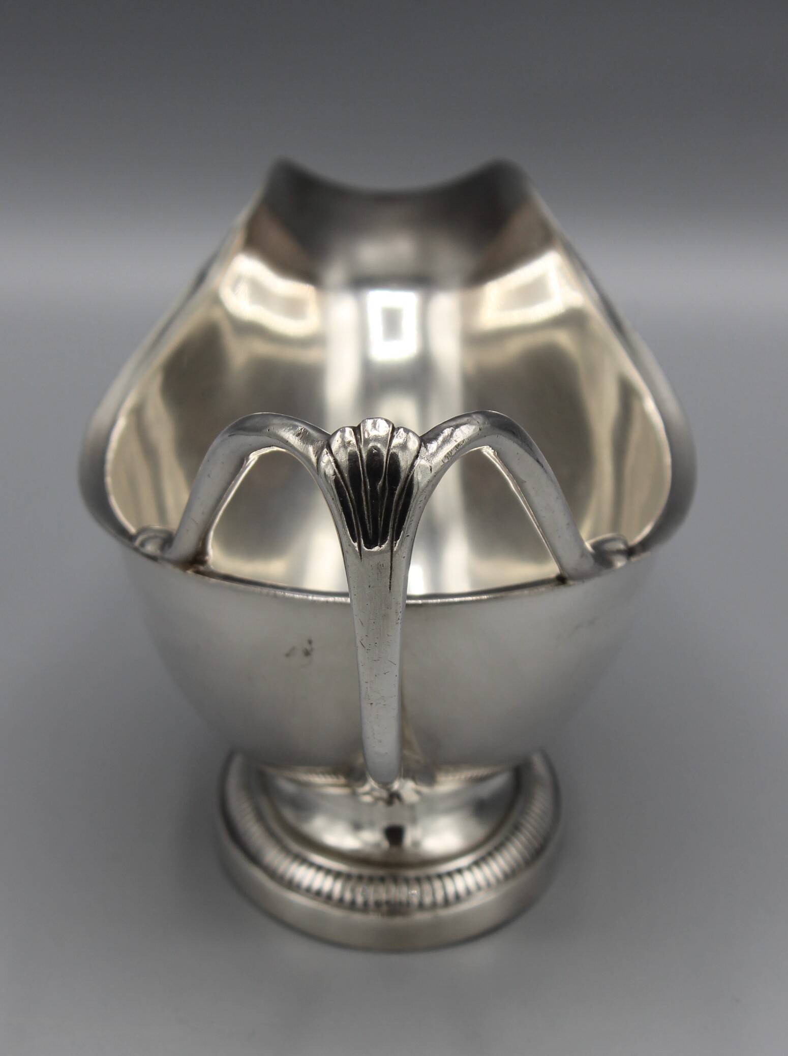 Old sauce boat table service silver plated metal maison ercuis