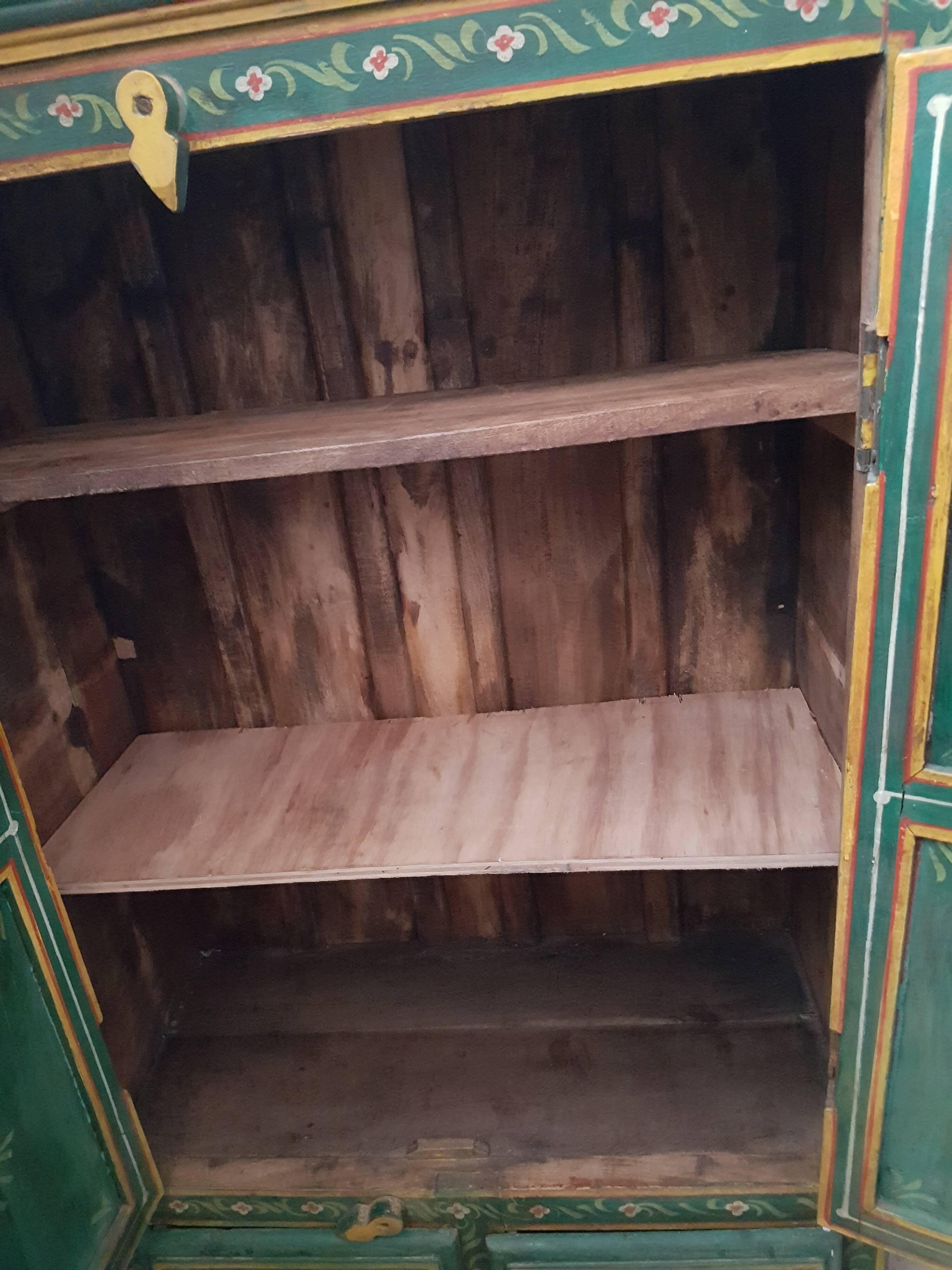 Indian painted cabinet