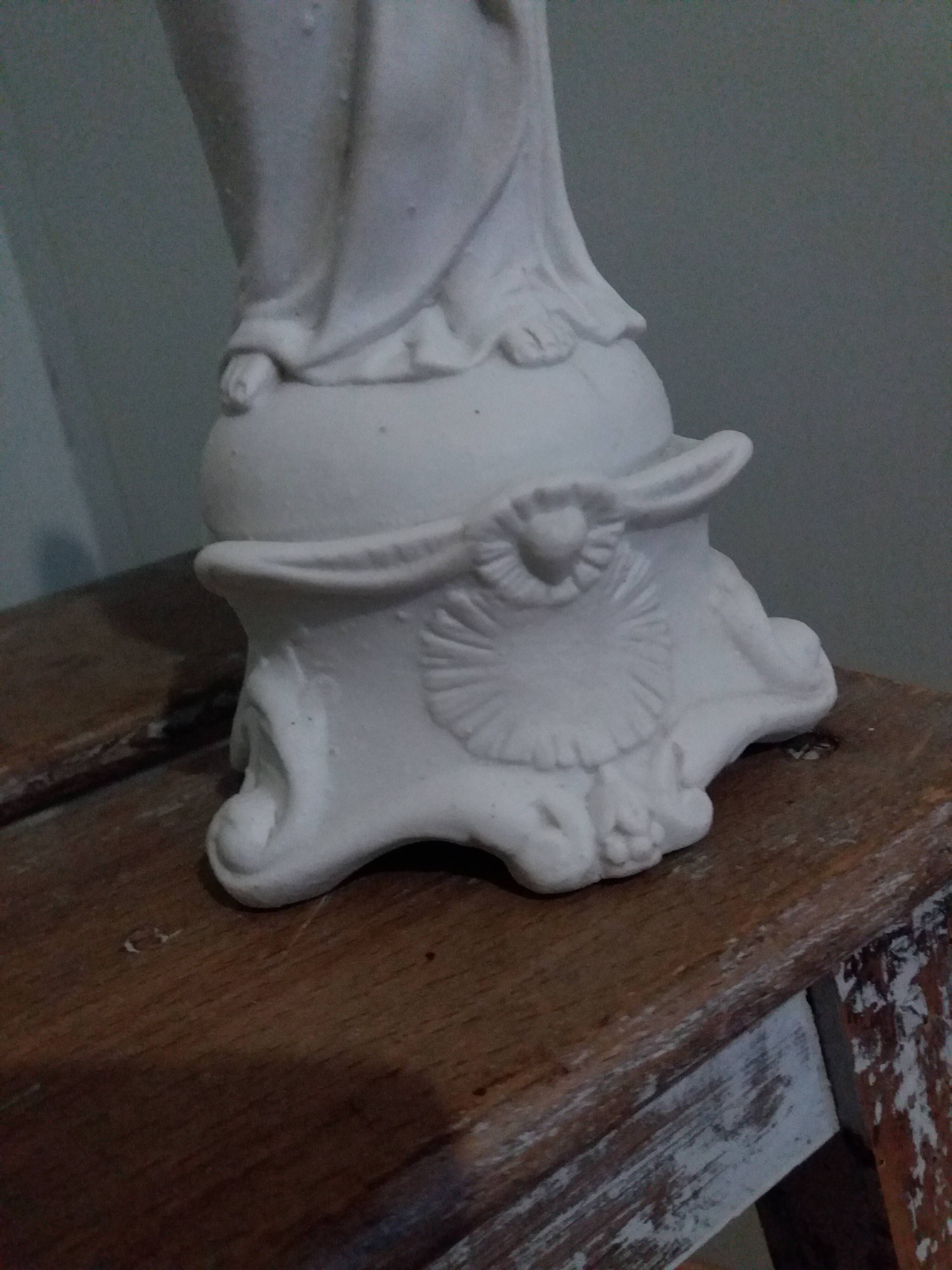 Religious statue, Jesus Christ in biscuit by Mauger and Pezé.