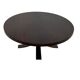 Vintage round coffee table in rosewood veneer, 60s design