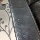 Swivel leather chair