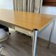 USM Haller desk in natural oak veneer