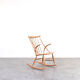 Mid-Century Oak Rocking Chair by Illum Wikkelsø for Niels Eilersen, 1950s.