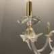 Lustre italien en verre de Murano