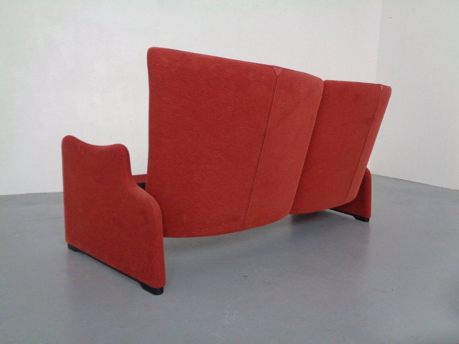 Vintage Two-Seater Palmaria Sofa by Vico Magistretti for Cassina, 1980s