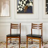 Pair of vintage Scandinavian style chairs