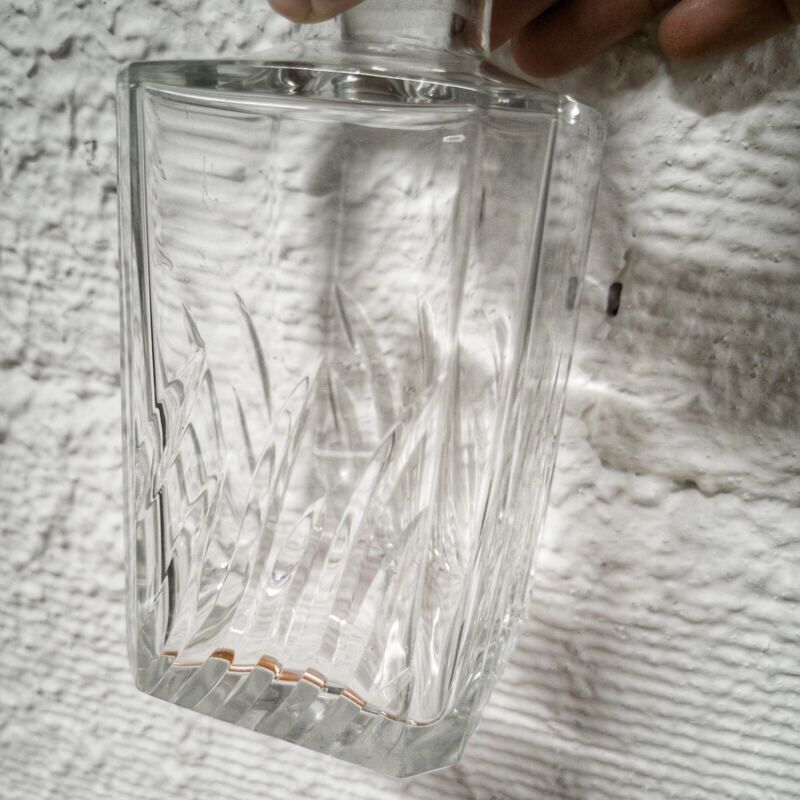 Crystal whisky decanter