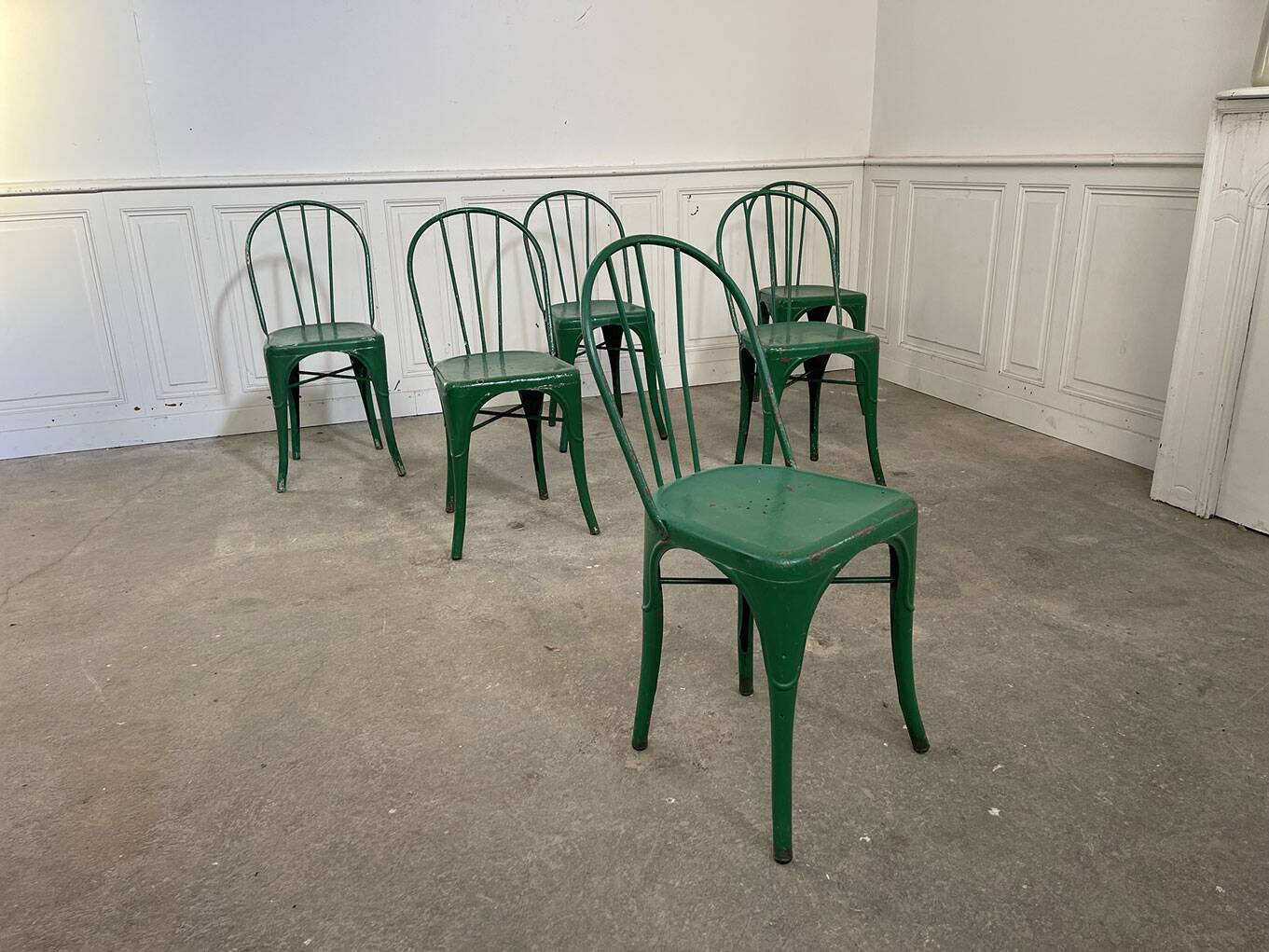 Set of 6 TOLIX chairs model "B"