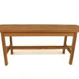Scandinavian minimalist pine bench, Sweden, 1970