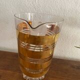 Vintage golden orangeade service.