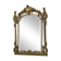 Large Louis XV style mirror with side panels, late 19th century