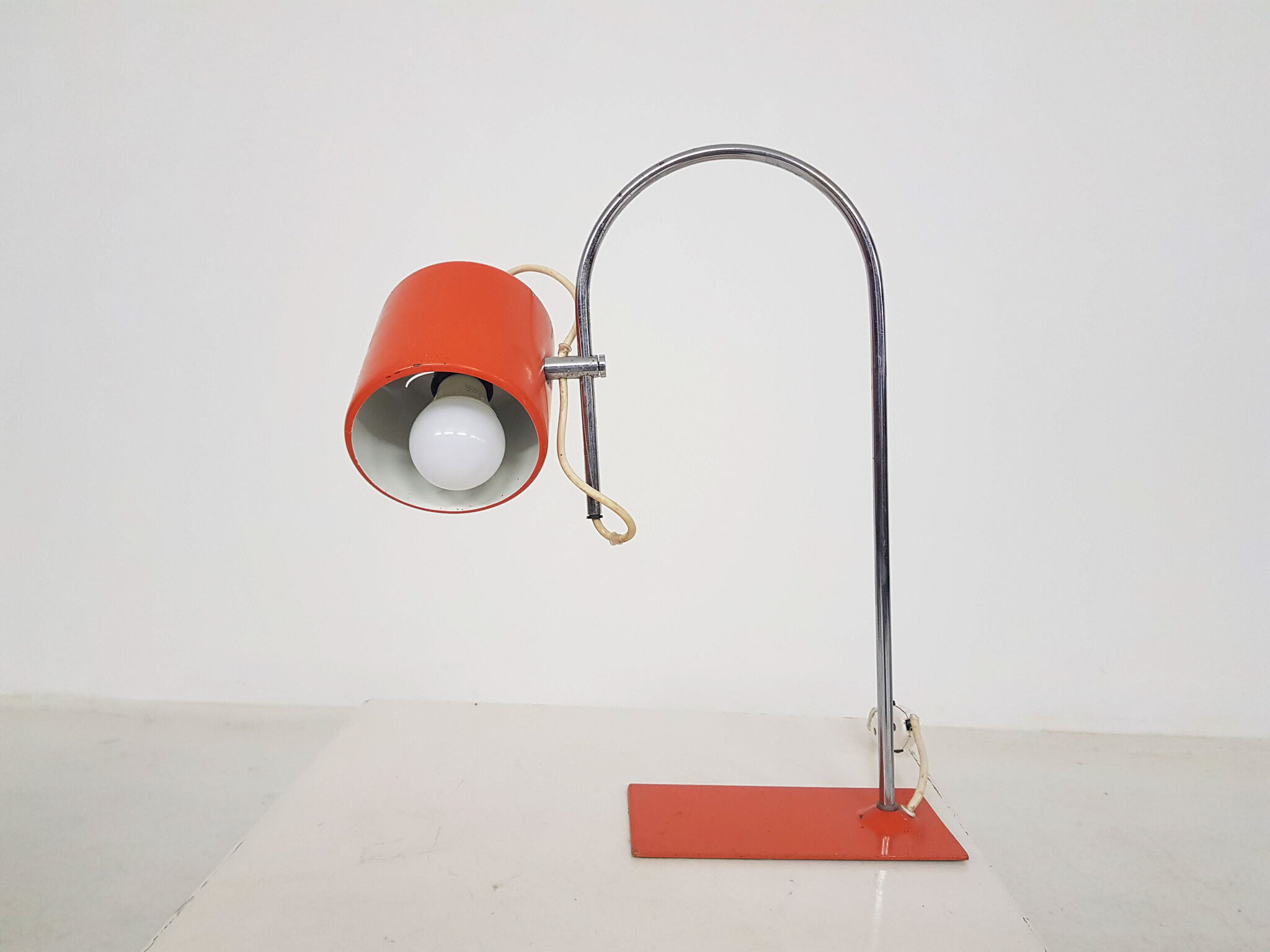 Lampe orange Pays-bas 1960 's