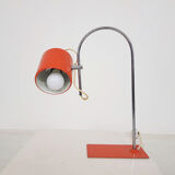 Mid-century orange desk light, The Netherlands 1960’s