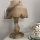 Alabaster bedside lamp