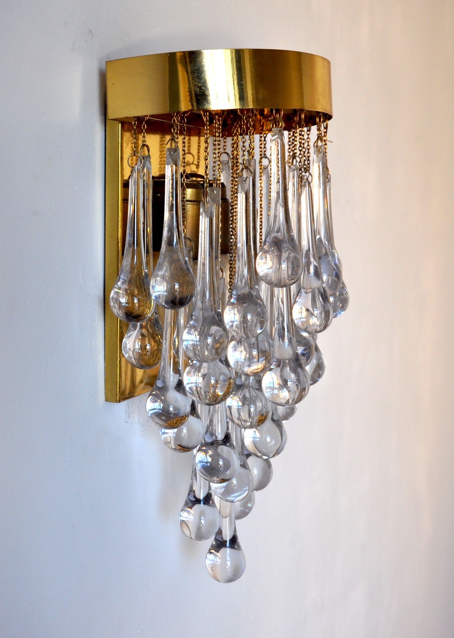 Applique gouttes de verre de Paolo Venini 1960