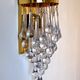 Wall lamp drops of glass of Paolo Venini 1960