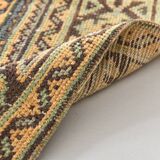 3x10 Rug For Kitchen Navy Blue Turkish Runner Rug, 82x303Cm SKU 24963