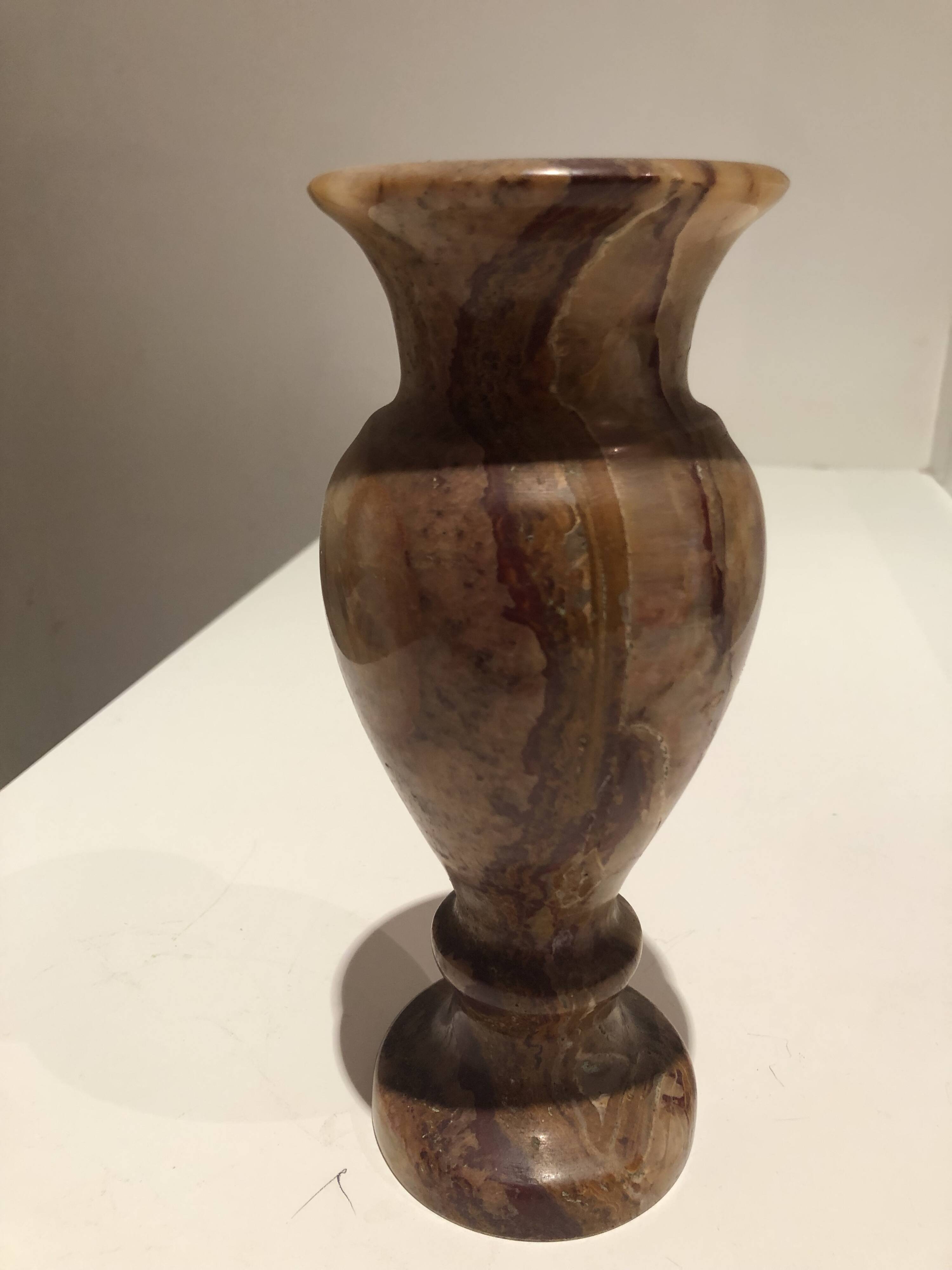 Vintage onyx vase