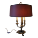 Desk lamp 3 fires style hot water bottle brass and bronze lion's paw deco office living room