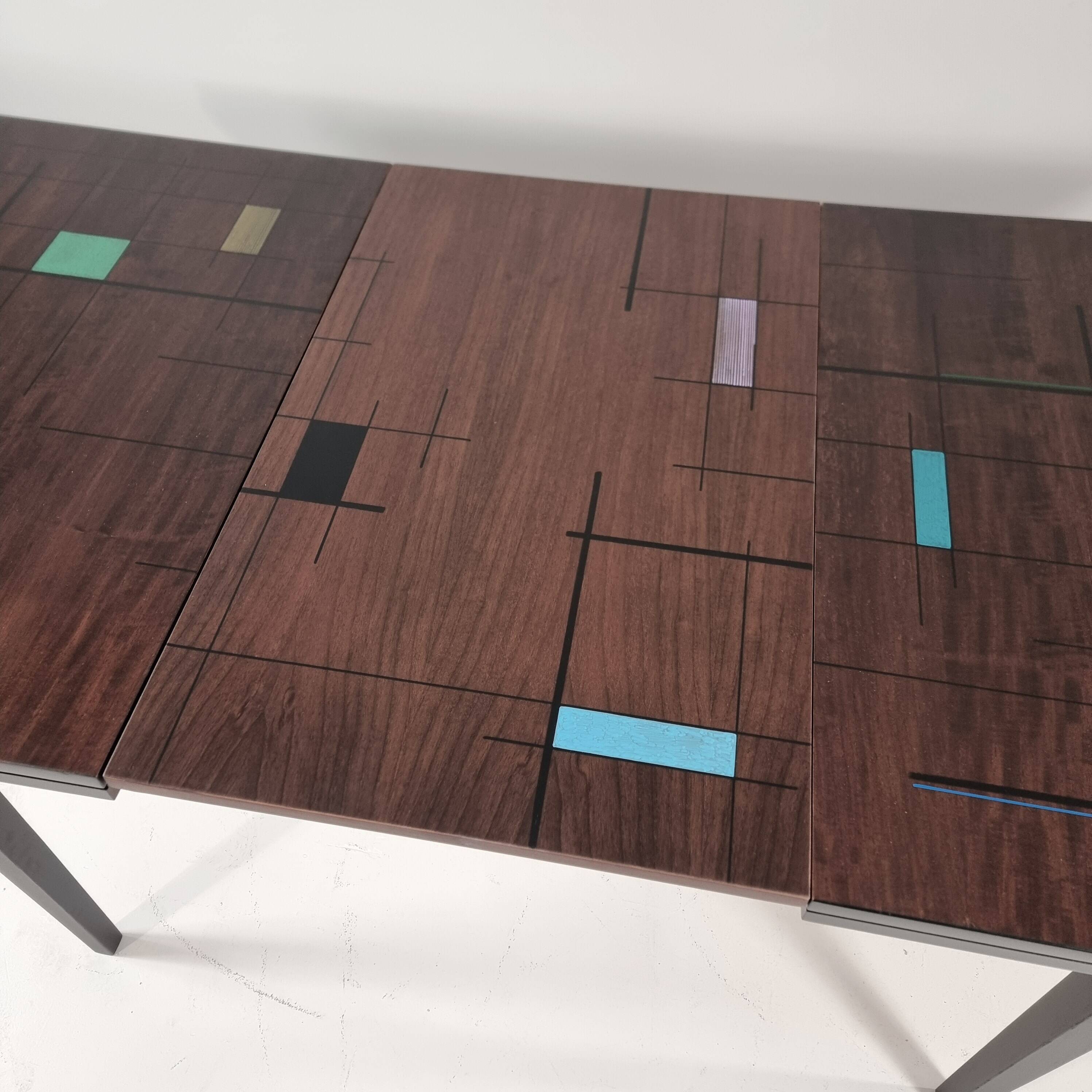 Vintage dining table in ash, 1970s