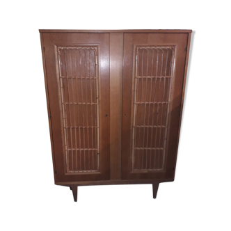 Armoire vintage osier