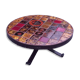 Table basse design Jean Gregorieff pour Roche Bobois céramique et métal