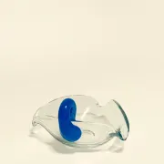 Blown glass bowl