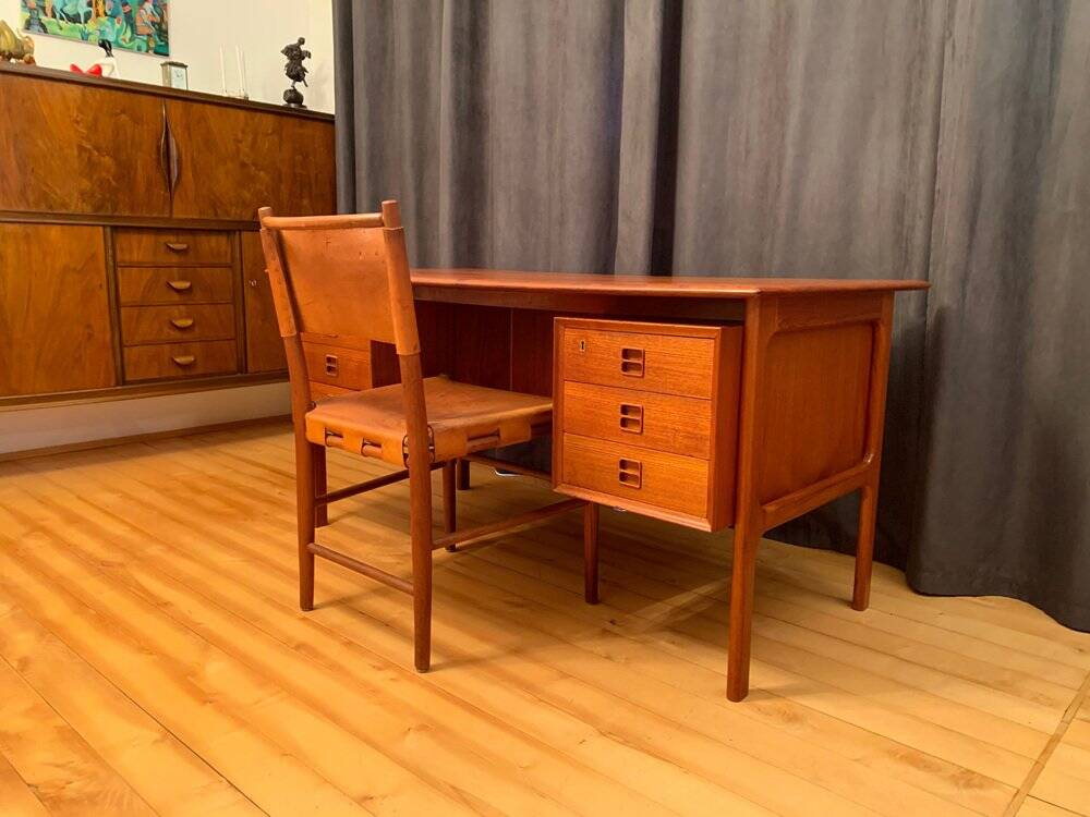 Double-sided desk attributed to Arne Vodder from Brouer Møbelfabrik, Denmark, 1960s