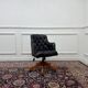 Chaise de bureau Chesterfield noire